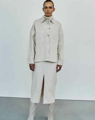 Withblack - WBLSteffi Denim Nederdel - Silver Lining 